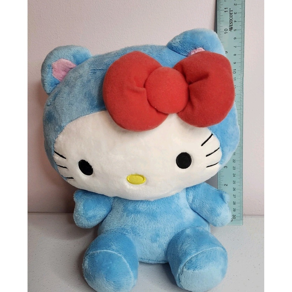 SK Japan Sanrio Hello Kitty Blue Cat Suit Plush (10 inches)